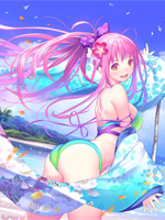 和装×水着で、ふりそで水着！ (薄紅 桃香)